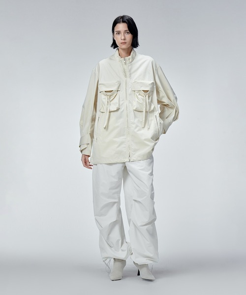 JNBY(ジェーエヌビーワイ)の「Drawstring Wide-leg Trousers(その他パンツ・レディース・ホワイト/ブラック/ベージュ・38/36/40)」の6枚目の写真