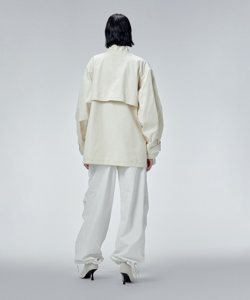 JNBY(ジェーエヌビーワイ)の「Drawstring Wide-leg Trousers(その他パンツ・レディース・ホワイト/ブラック/ベージュ・38/36/40)」の8枚目の写真