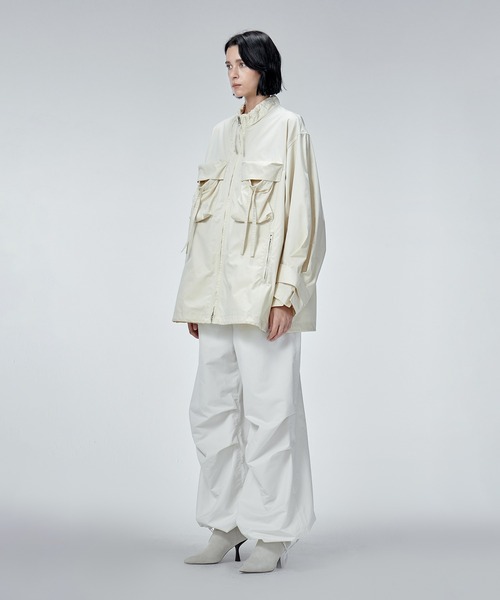 JNBY(ジェーエヌビーワイ)の「Drawstring Wide-leg Trousers(その他パンツ・レディース・ホワイト/ブラック/ベージュ・38/36/40)」の7枚目の写真