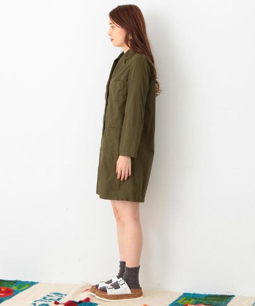 Another Edition(アナザーエディション)の「タイプライターミリタリージャケット/AEBC TYPEWRITER MILTRY◆(ミリタリージャケット・レディース・オリーブ・フリ-)」の3枚目の写真