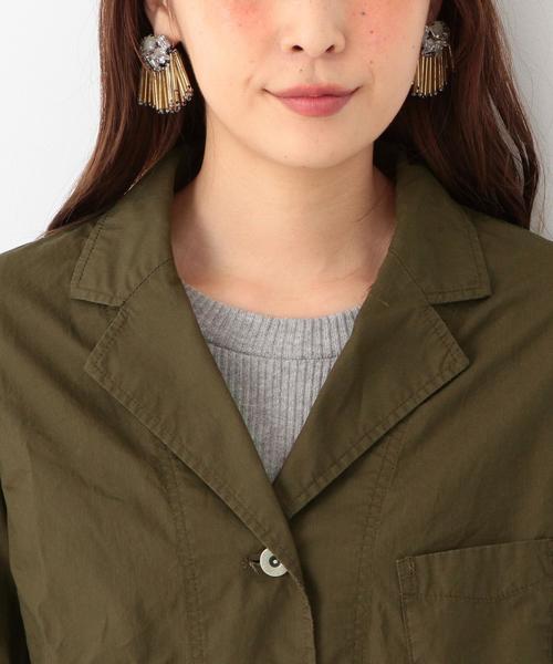 Another Edition(アナザーエディション)の「タイプライターミリタリージャケット/AEBC TYPEWRITER MILTRY◆(ミリタリージャケット・レディース・オリーブ・フリ-)」の5枚目の写真