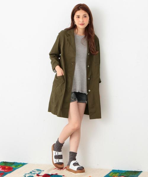 Another Edition(アナザーエディション)の「タイプライターミリタリージャケット/AEBC TYPEWRITER MILTRY◆(ミリタリージャケット・レディース・オリーブ・フリ-)」の11枚目の写真