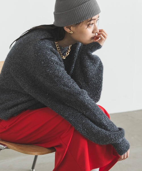 bohmal（ボマール）の「ラメニットトップス（ニット/セーター）」 - WEAR