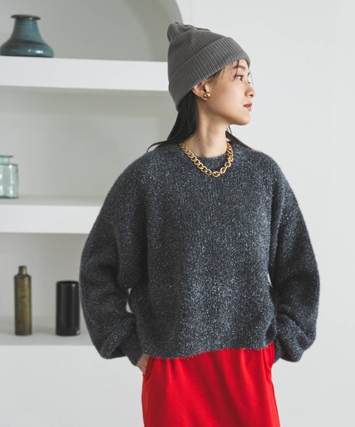 bohmal（ボマール）の「ラメニットトップス（ニット/セーター）」 - WEAR