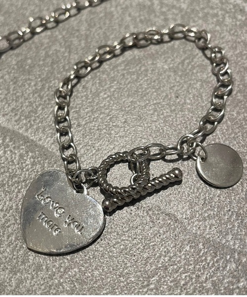 kutir（クティール）の「kutirlune／ハートプレートブレスレット（ブレスレット・レディース・シルバー・FREE）」の3枚目の写真