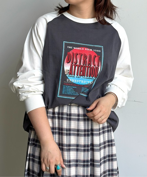 CPCM(シーピーシーエム)の「ツアーロゴラグランロンT(Tシャツ/カットソー・メンズ・オフホワイト/チャコールグレー/ホワイト・FREE)」の11枚目の写真