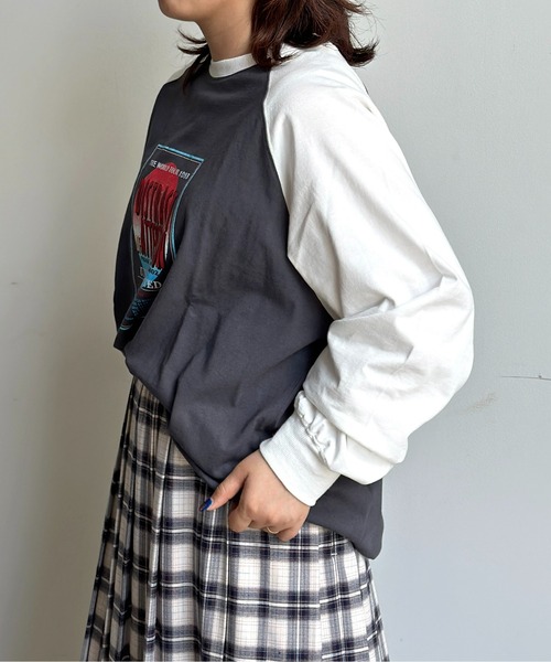 CPCM(シーピーシーエム)の「ツアーロゴラグランロンT(Tシャツ/カットソー・メンズ・オフホワイト/チャコールグレー/ホワイト・FREE)」の14枚目の写真