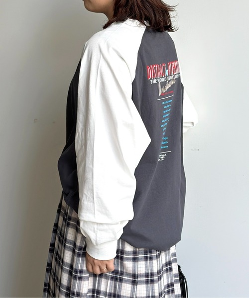 CPCM(シーピーシーエム)の「ツアーロゴラグランロンT(Tシャツ/カットソー・メンズ・オフホワイト/チャコールグレー/ホワイト・FREE)」の15枚目の写真