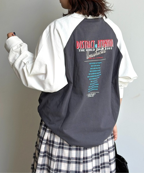 CPCM(シーピーシーエム)の「ツアーロゴラグランロンT(Tシャツ/カットソー・メンズ・オフホワイト/チャコールグレー/ホワイト・FREE)」の17枚目の写真