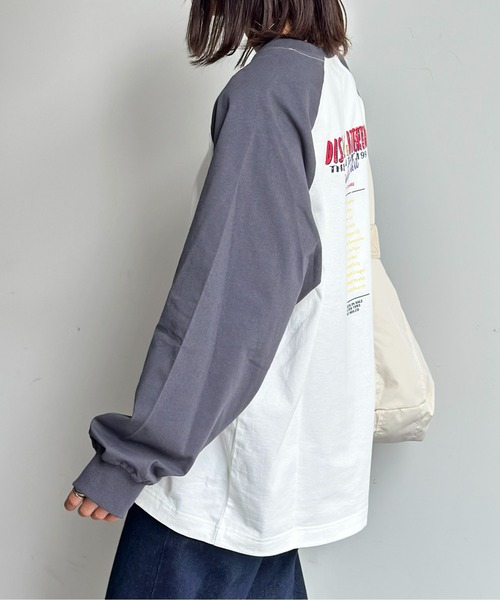 CPCM(シーピーシーエム)の「ツアーロゴラグランロンT(Tシャツ/カットソー・メンズ・オフホワイト/チャコールグレー/ホワイト・FREE)」の9枚目の写真