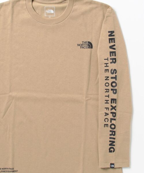 THE NORTH FACE(ザノースフェイス)の「【別注】ザ ノース フェイス THE NORTH FACE L/S Tested Proven Tee 限定コラボ(Tシャツ/カットソー・メンズ・グリーン/ブラック/ベージュ/ホワイト・M/S/L/LL)」の6枚目の写真