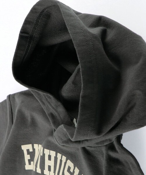BRANSHES（ブランシェス）の「フード付きミニ丈ワンピース（ワンピース・キッズ・チャコールグレー/キナリ・90/130/150/100/120/140/110）」の20枚目の写真