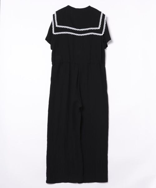 AMAIL（アマイル）の「Big collar coverall（つなぎ/オールインワン・レディース・ブラック・FREE）」の14枚目の写真