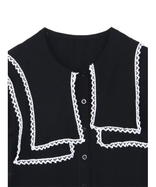 AMAIL（アマイル）の「Big collar coverall（つなぎ/オールインワン・レディース・ブラック・FREE）」の11枚目の写真