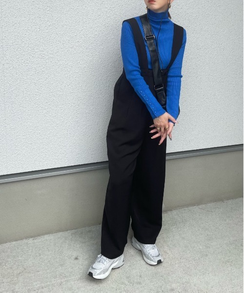 y/m by misato（イムバイミサト）の「袖ボタンハイネックニットトップス（ニット/セーター・レディース・ブルー/ブラック/マルチ/アイボリー・FREE）」の19枚目の写真