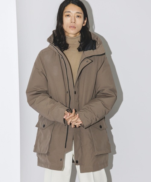 NANO universe（ナノユニバース）の「「西川ダウン(R)」アークティックダウン（ダウンジャケット/コート・メンズ・ダークネイビー/ブラック/モカ・M/L/S）」の10枚目の写真