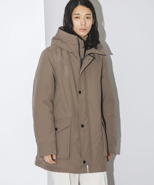 NANO universe（ナノユニバース）の「「西川ダウン(R)」アークティックダウン（ダウンジャケット/コート・メンズ・ダークネイビー/ブラック/モカ・M/L/S）」の14枚目の写真