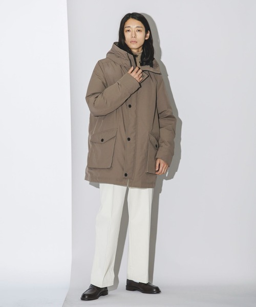 NANO universe（ナノユニバース）の「「西川ダウン(R)」アークティックダウン（ダウンジャケット/コート・メンズ・ダークネイビー/ブラック/モカ・M/L/S）」の16枚目の写真