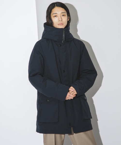 NANO universe（ナノユニバース）の「「西川ダウン(R)」アークティックダウン（ダウンジャケット/コート・メンズ・ダークネイビー/ブラック/モカ・M/L/S）」の20枚目の写真