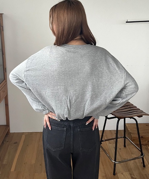 SallyLunn(サリーラン)の「MALIBEスウェットプルオーバー(スウェット・レディース・ライトグレー/ベージュ/グレー/ブラック・FREE)」の5枚目の写真