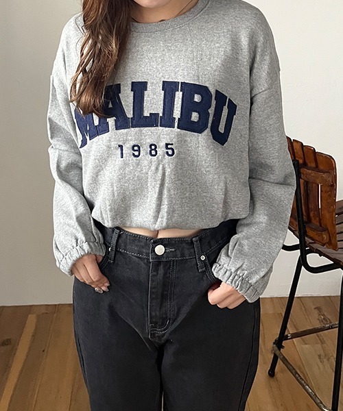 SallyLunn(サリーラン)の「MALIBEスウェットプルオーバー(スウェット・レディース・ライトグレー/ベージュ/グレー/ブラック・FREE)」の8枚目の写真