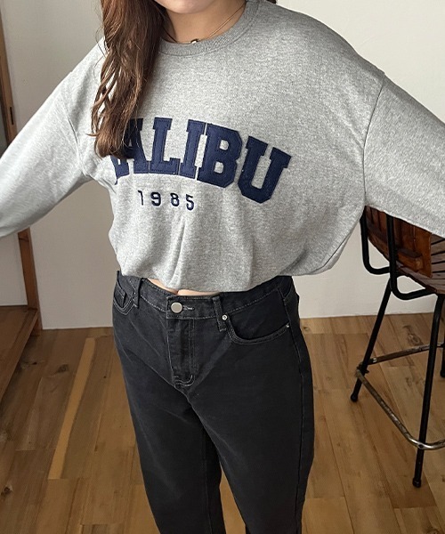 SallyLunn(サリーラン)の「MALIBEスウェットプルオーバー(スウェット・レディース・ライトグレー/ベージュ/グレー/ブラック・FREE)」の9枚目の写真