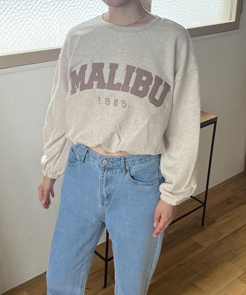 SallyLunn(サリーラン)の「MALIBEスウェットプルオーバー(スウェット・レディース・ライトグレー/ベージュ/グレー/ブラック・FREE)」の15枚目の写真