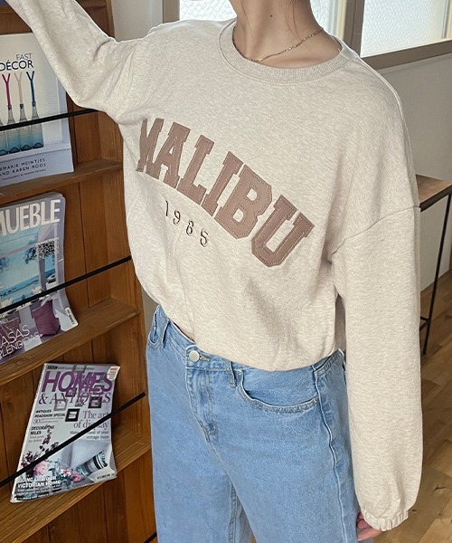 SallyLunn(サリーラン)の「MALIBEスウェットプルオーバー(スウェット・レディース・ライトグレー/ベージュ/グレー/ブラック・FREE)」の12枚目の写真