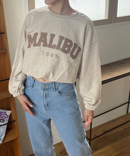 SallyLunn(サリーラン)の「MALIBEスウェットプルオーバー(スウェット・レディース・ライトグレー/ベージュ/グレー/ブラック・FREE)」の13枚目の写真