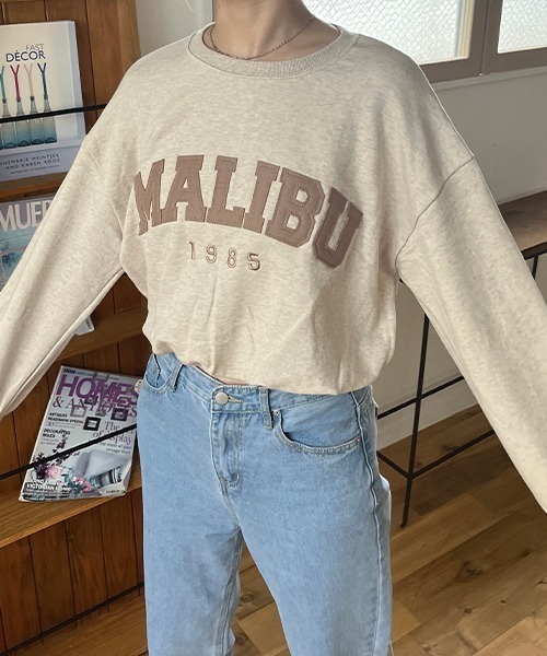 SallyLunn(サリーラン)の「MALIBEスウェットプルオーバー(スウェット・レディース・ライトグレー/ベージュ/グレー/ブラック・FREE)」の19枚目の写真
