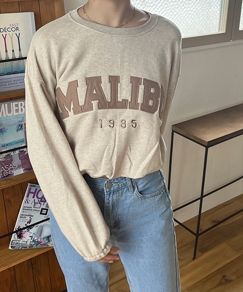 SallyLunn(サリーラン)の「MALIBEスウェットプルオーバー(スウェット・レディース・ライトグレー/ベージュ/グレー/ブラック・FREE)」の10枚目の写真