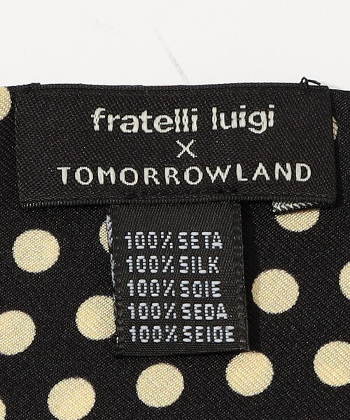 セール】Fratelli Luigi シルク ドットスカーフ（バンダナ