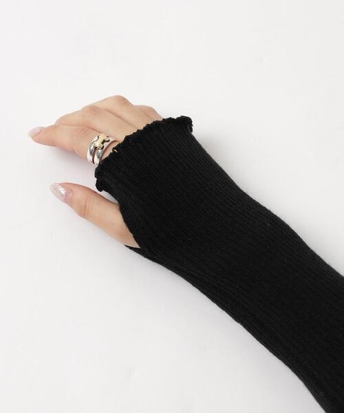 coen(コーエン)の「メローアームウォーマー(アームカバー・レディース・オリーブ/イエロー/ブラック・FREE)」の15枚目の写真