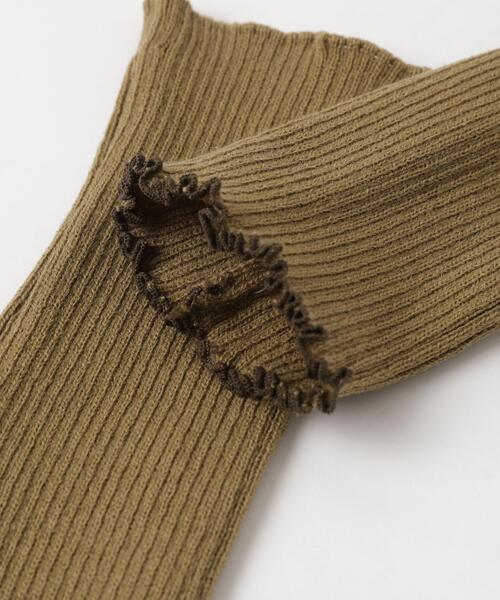 coen(コーエン)の「メローアームウォーマー(アームカバー・レディース・オリーブ/イエロー/ブラック・FREE)」の7枚目の写真