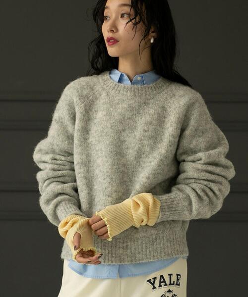 coen(コーエン)の「メローアームウォーマー(アームカバー・レディース・オリーブ/イエロー/ブラック・FREE)」の9枚目の写真