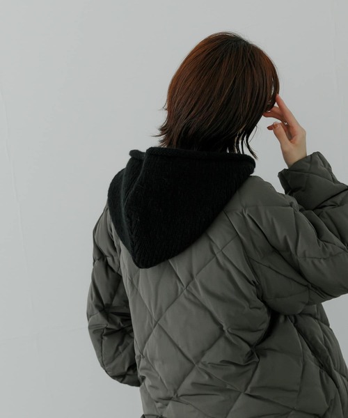 URBAN RESEARCH（アーバンリサーチ）の「バラクラバ（ニットキャップ/ビーニー・レディース・アイボリー/ブラック・FREE）」の3枚目の写真