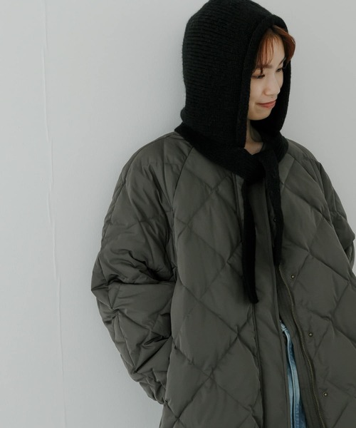 URBAN RESEARCH（アーバンリサーチ）の「バラクラバ（ニットキャップ/ビーニー・レディース・アイボリー/ブラック・FREE）」の5枚目の写真