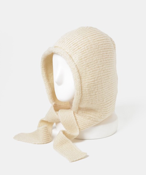 URBAN RESEARCH（アーバンリサーチ）の「バラクラバ（ニットキャップ/ビーニー・レディース・アイボリー/ブラック・FREE）」の10枚目の写真