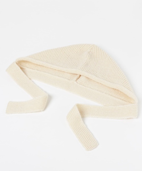 URBAN RESEARCH（アーバンリサーチ）の「バラクラバ（ニットキャップ/ビーニー・レディース・アイボリー/ブラック・FREE）」の12枚目の写真