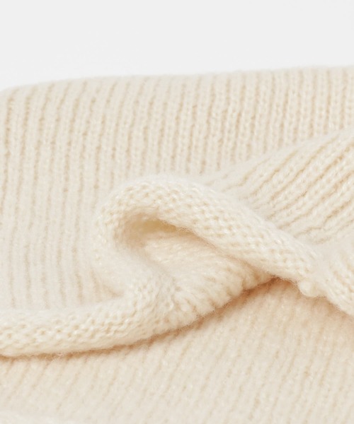 URBAN RESEARCH（アーバンリサーチ）の「バラクラバ（ニットキャップ/ビーニー・レディース・アイボリー/ブラック・FREE）」の13枚目の写真