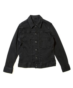 RRL トラッカージャケット　ブラック ダブルアールエル) RRL デニム トラッカー ジャケット ブラック