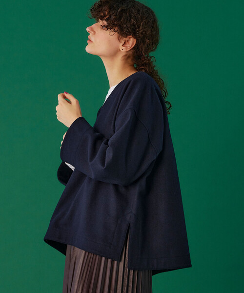 LE GLAZIK(ルグラジック)フランネルベスト＊ネイビー＊美品 楽天市場】LE GLAZIK（ベスト・ジレ｜トップス）：レディース
