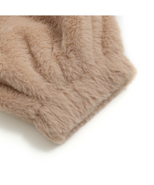 JENNI love（ジェニィラブ）の「【洗える】エコファーくま耳ブルゾン（ブルゾン・キッズ・ブラック/ピンク/ベージュ・160cm/150cm/130cm/140cm）」の22枚目の写真