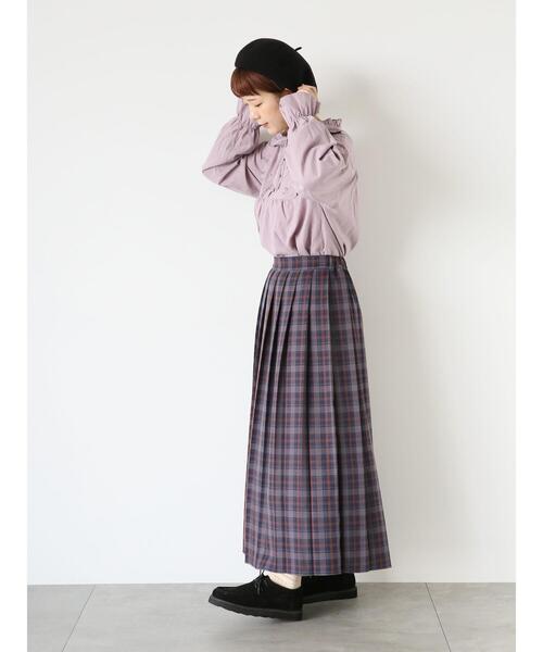 ehka sopo（エヘカソポ）の「【Maison SAJOU】刺繍ブラウス（シャツ/ブラウス・レディース・ラベンダー/ライトベージュ/オフホワイト・F）」の19枚目の写真