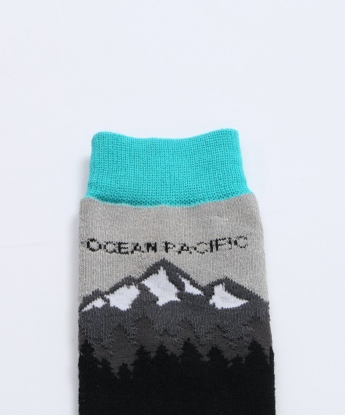 Ocean Pacific（オーシャンパシフィック）の「【OP:オーピー】レディーススノーソックス（ソックス/靴下・レディース・ブラック/グリーン/ブラウン・FREE）」の5枚目の写真