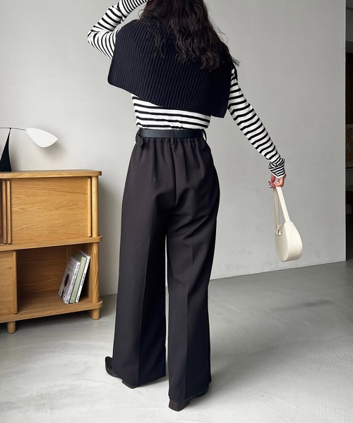 CAPRICIEUX LE'MAGE（カプリシューレマージュ）の「ニットケープ（マフラー・レディース・ベージュ/レッド/ブラック・FREE）」の15枚目の写真