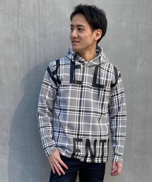 HIDEAWAYS NICOLE | ダンボールニットロゴプリントプルオーバーパーカー(パーカー)