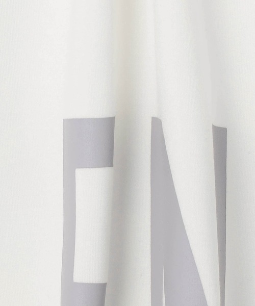 HIDEAWAYS NICOLE(ハイダウェイニコル)の「ダンボールニットロゴプリントプルオーバーパーカー(パーカー・メンズ・オフホワイト/ブラック/ベージュ/チェック・MEDIUM/LARGE/X-LARGE)」の10枚目の写真