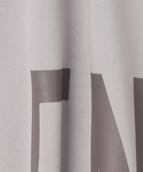 HIDEAWAYS NICOLE(ハイダウェイニコル)の「ダンボールニットロゴプリントプルオーバーパーカー(パーカー・メンズ・オフホワイト/ブラック/ベージュ/チェック・MEDIUM/LARGE/X-LARGE)」の11枚目の写真