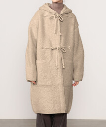 UNFIL | unfil | フード付きニットコート WOMEN(その他アウター)